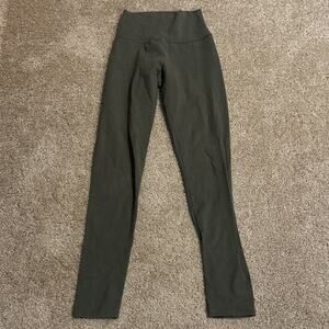 Aerie OFFLINE High-Rise Olive Leggings
